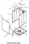 Diagram for 09 - Front Panel, Cabinet & Base