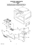 Diagram for 03 - Freezer Liner Parts
