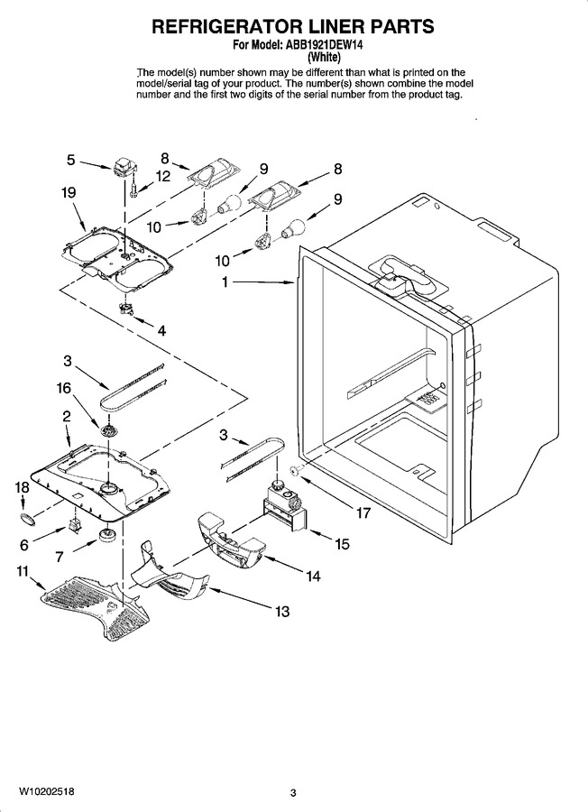 Diagram for ABB1921DEW14