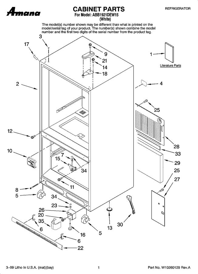 Diagram for ABB1921DEW15