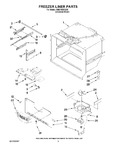 Diagram for 03 - Freezer Liner Parts