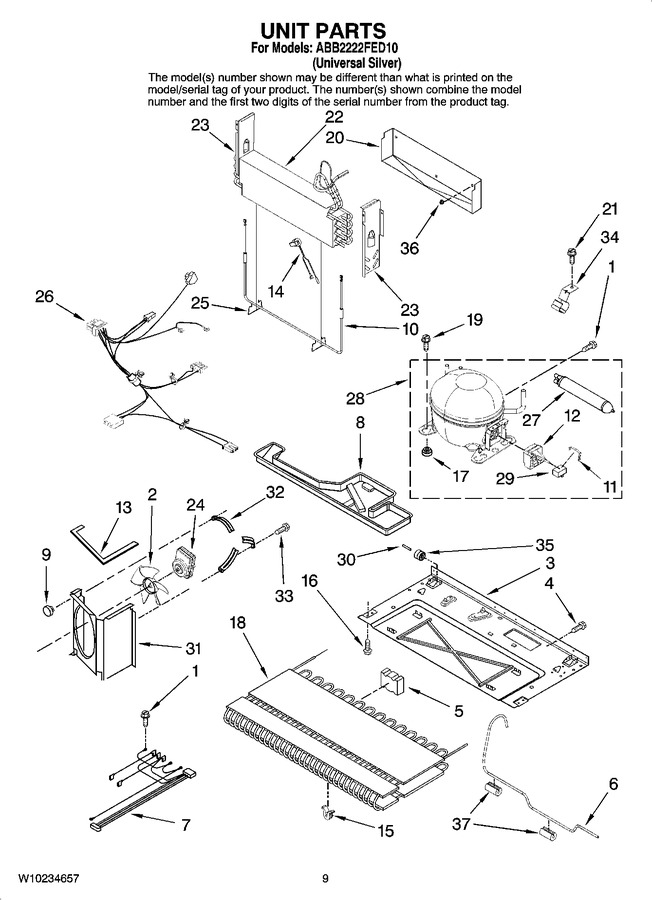 Diagram for ABB2222FED10