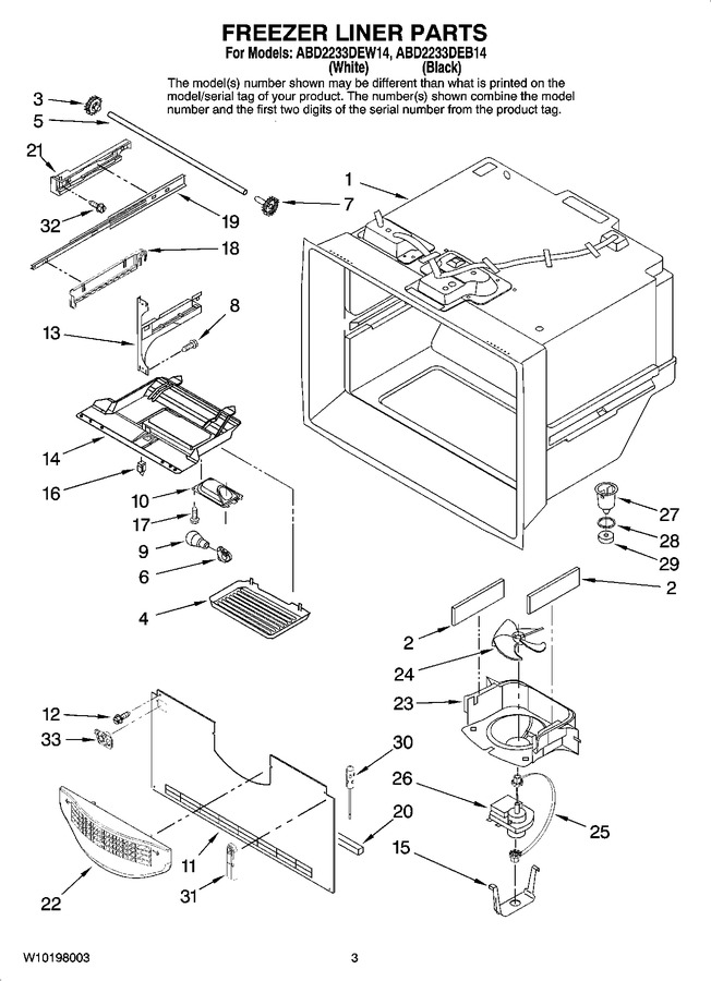 Diagram for ABD2233DEB14