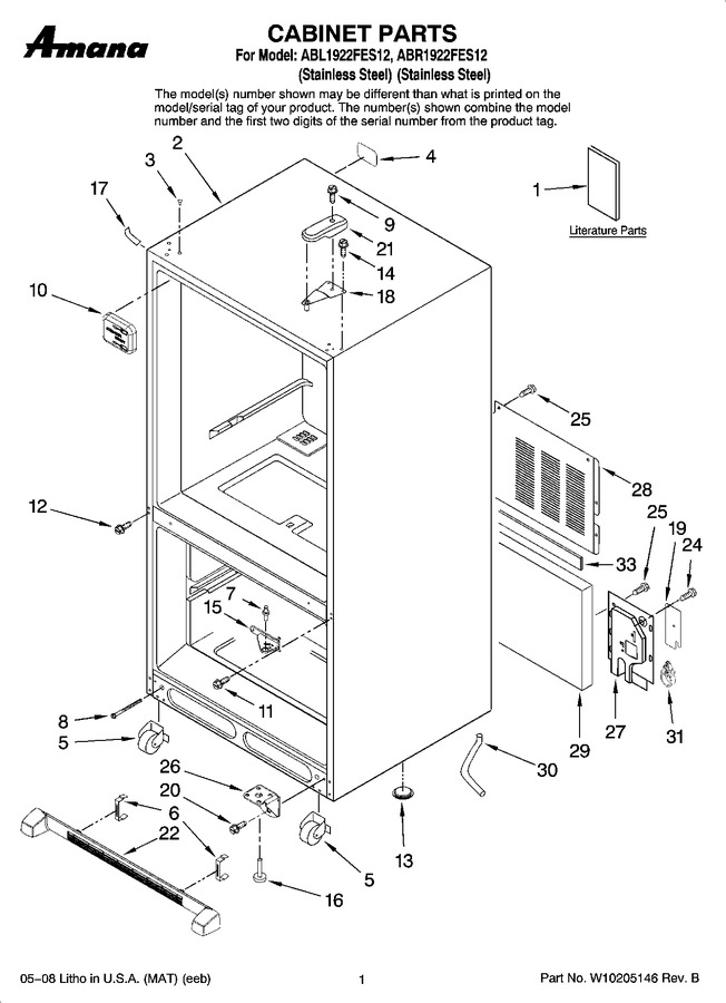 Diagram for ABR1922FES12