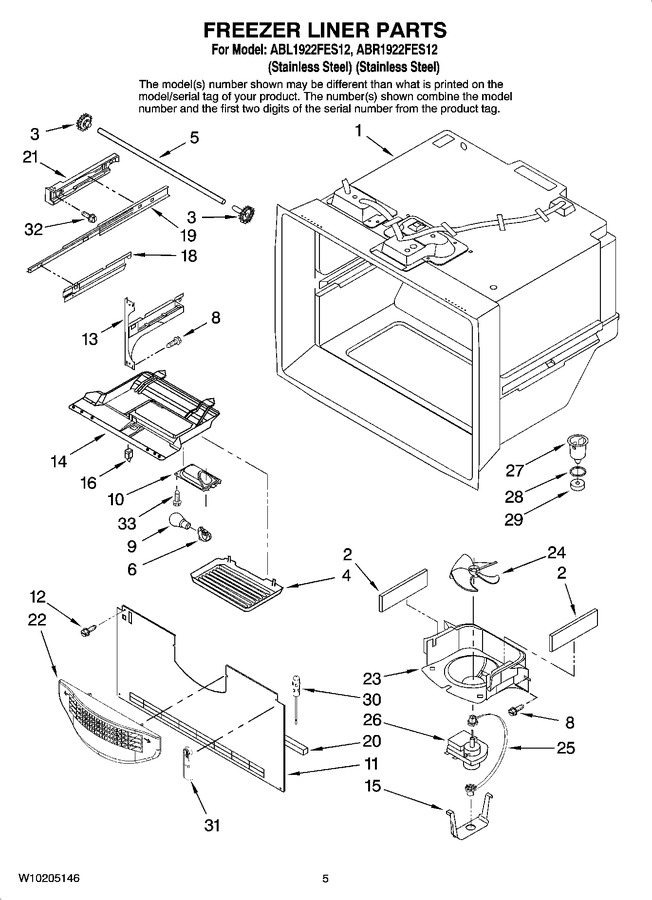 Diagram for ABR1922FES12