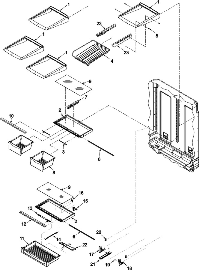 Diagram for ABR1927FES (BOM: ABR1927FES0)