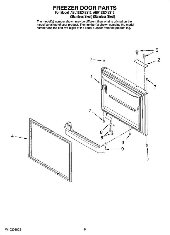Diagram for ABR192ZFES12