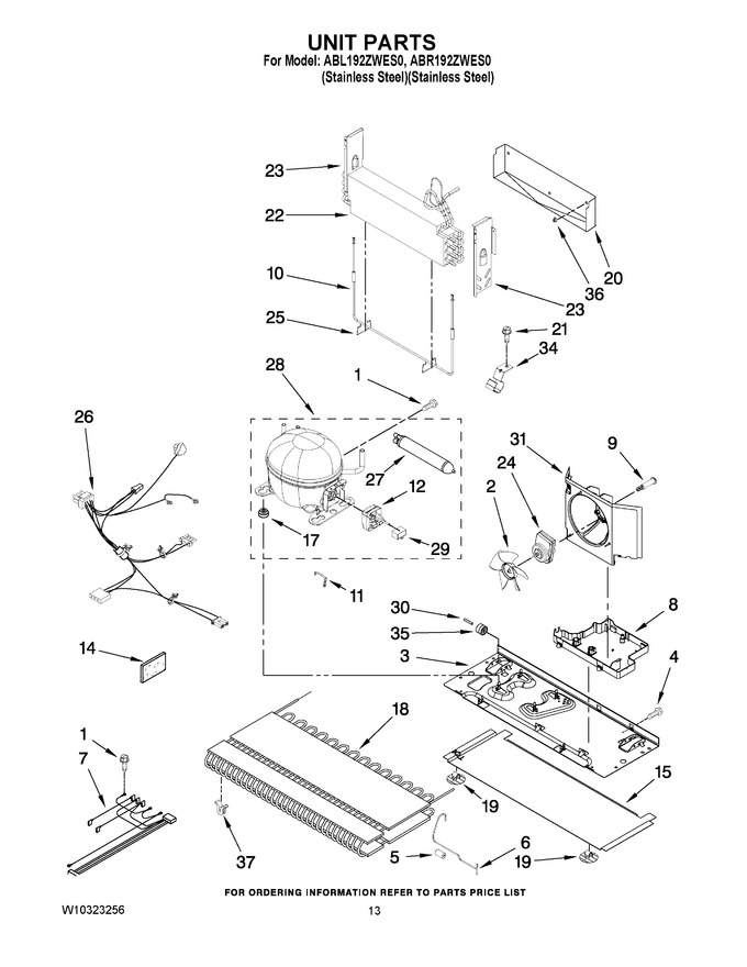 Diagram for ABL192ZWES0