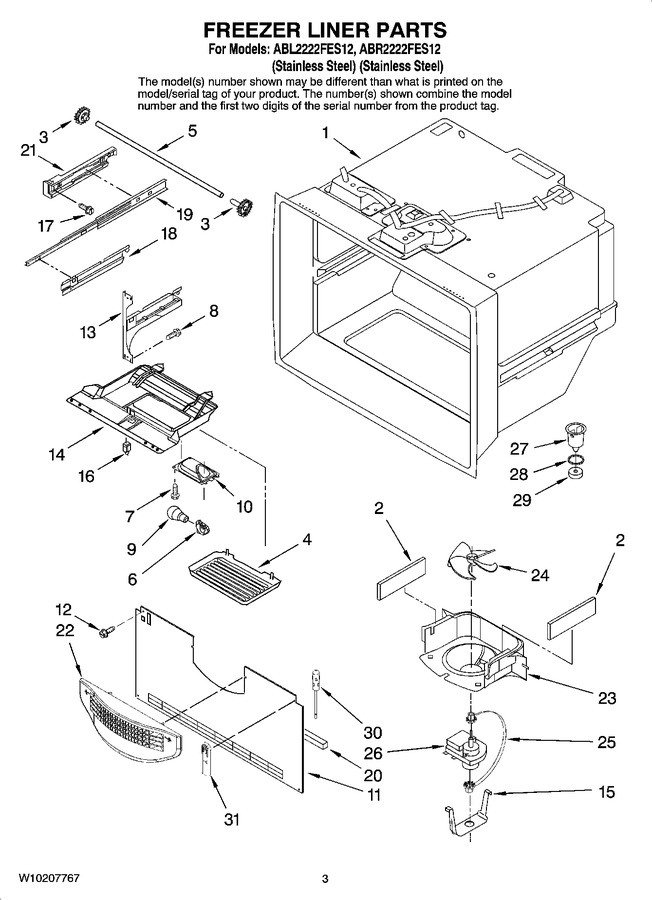 Diagram for ABR2222FES12