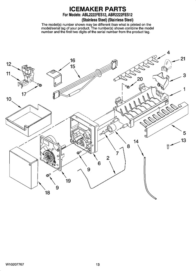 Diagram for ABR2222FES12