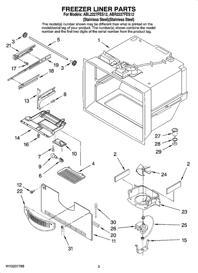 Diagram for ABR2227FES12