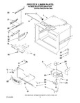 Diagram for 03 - Freezer Liner Parts