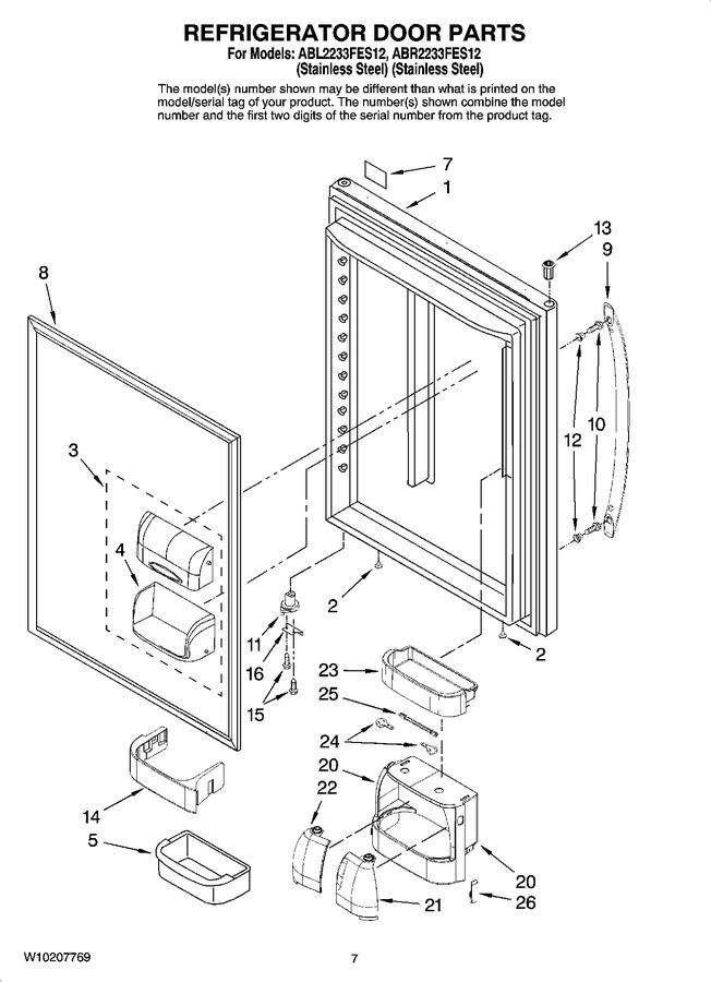 Diagram for ABR2233FES12