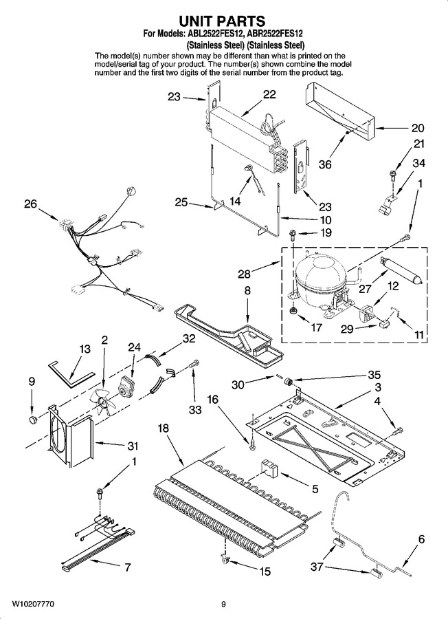 Diagram for ABL2522FES12