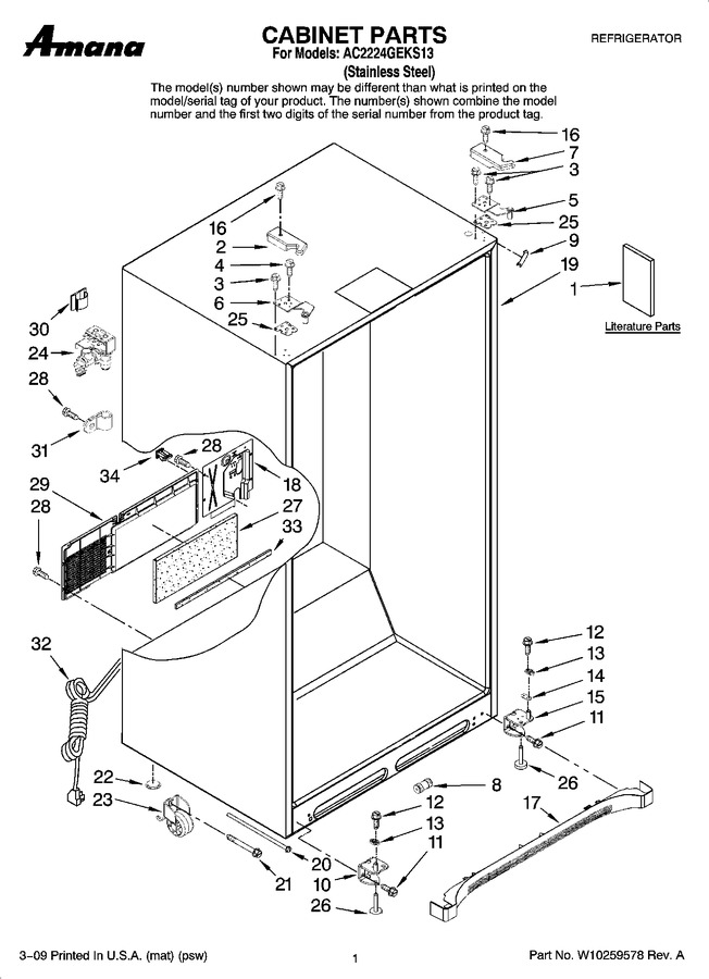 Diagram for AC2224GEKS13