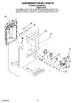 Diagram for 08 - Dispenser Front Parts