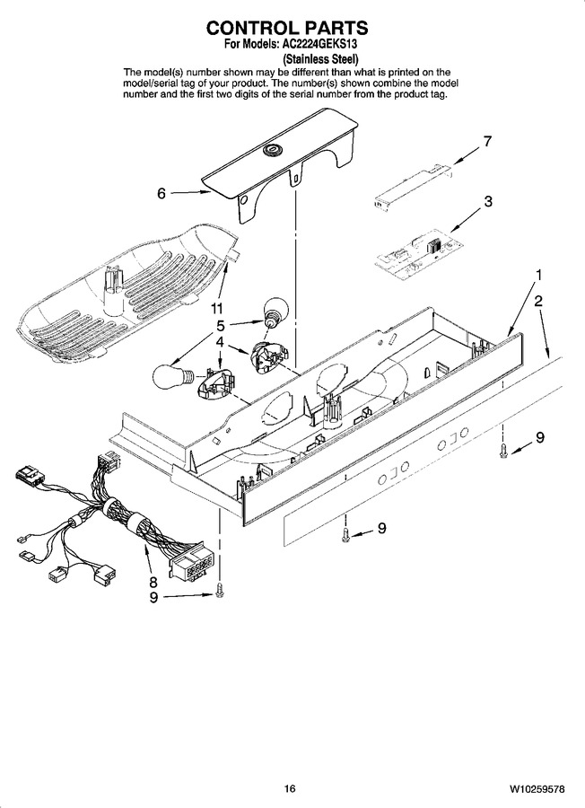 Diagram for AC2224GEKS13