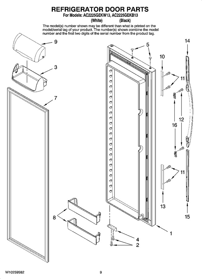 Diagram for AC2225GEKW13