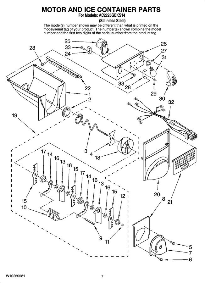 Diagram for AC2225GEKS14