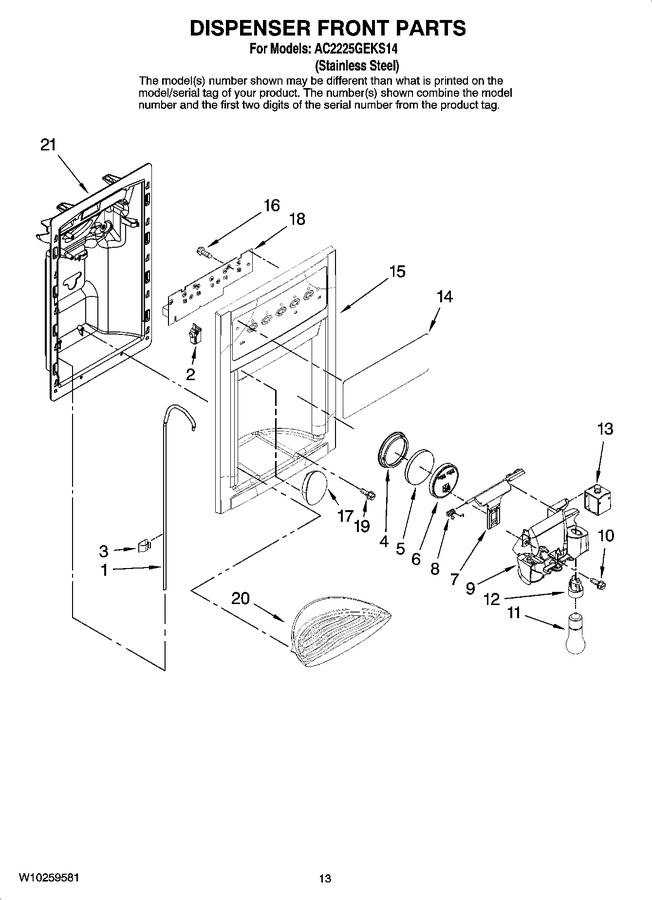 Diagram for AC2225GEKS14