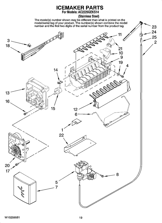 Diagram for AC2225GEKS14