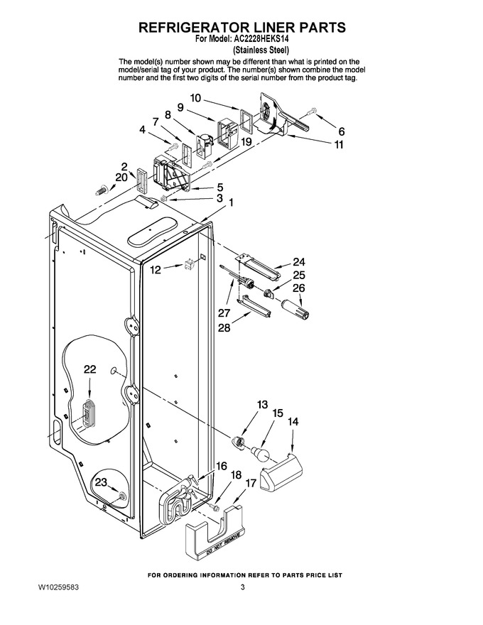 Diagram for AC2228HEKS14