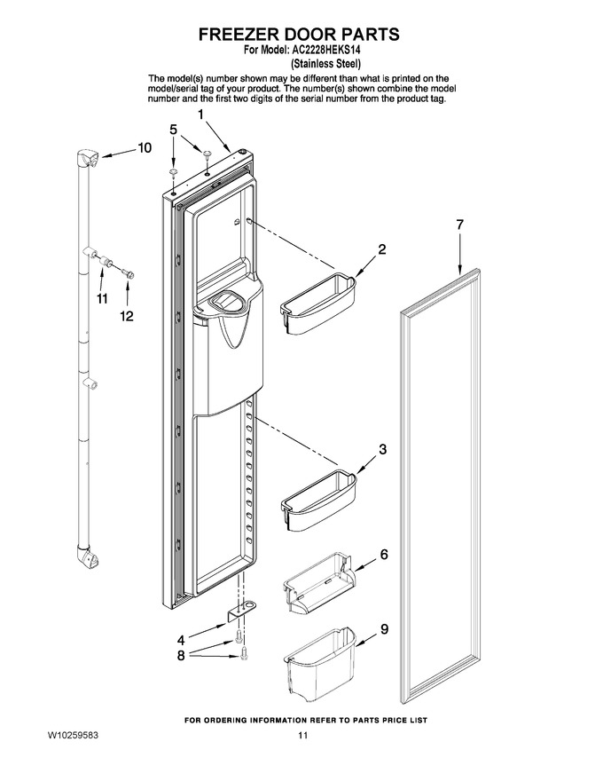 Diagram for AC2228HEKS14