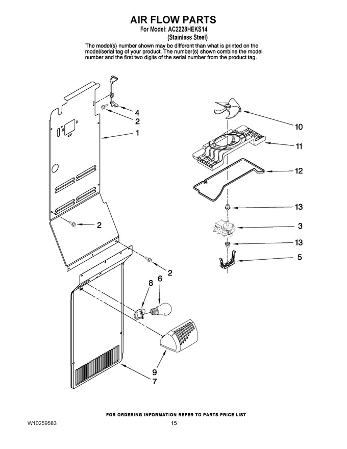Diagram for AC2228HEKS14