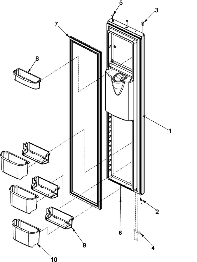 Diagram for ARSE667BW (BOM: PARSE667BW1)