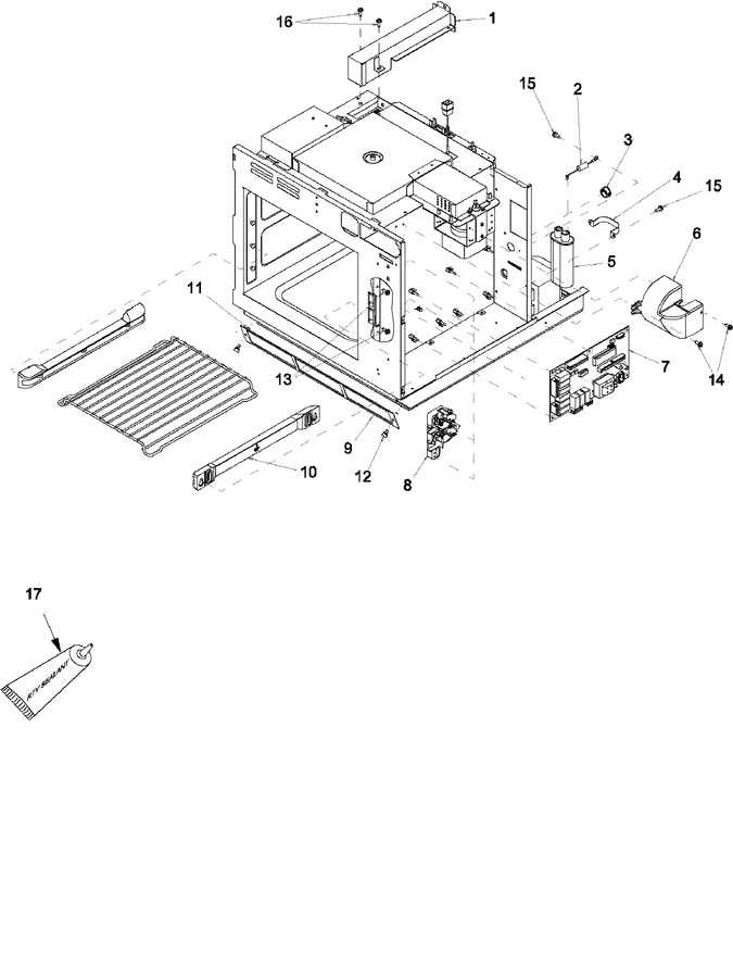 Diagram for ACE208 (BOM: P1324410M)