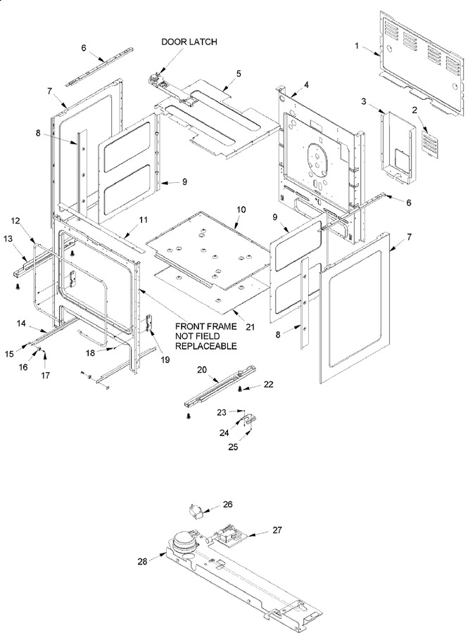 Diagram for ACF422GAW (BOM: PACF422GAW1)