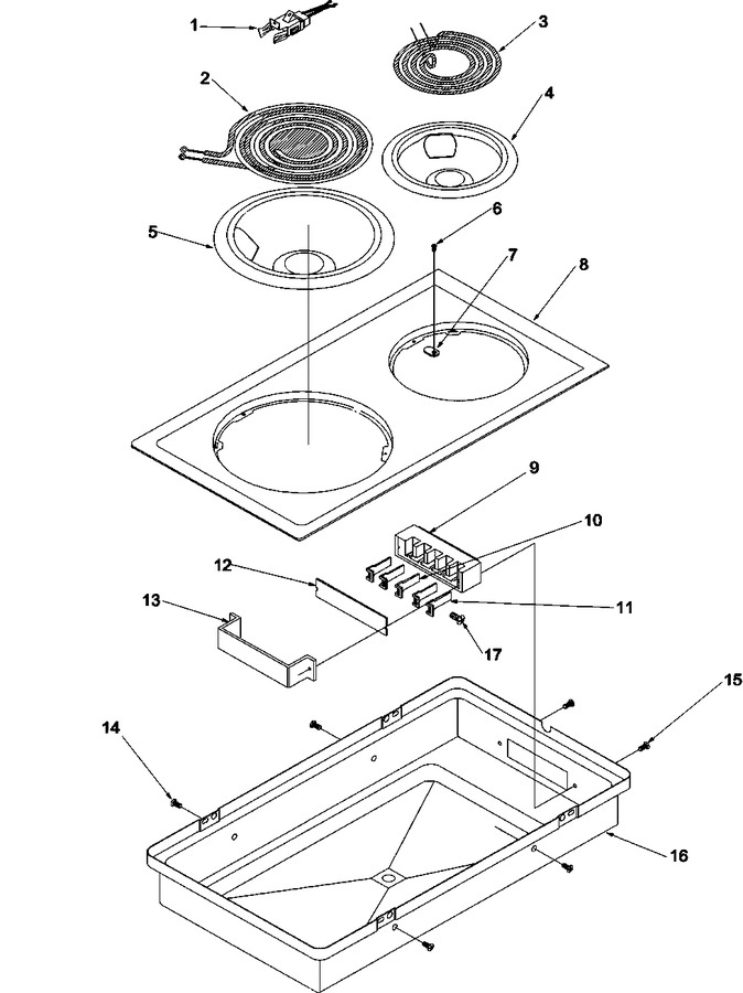 Diagram for CC12HRW1 (BOM: P1133372NW)