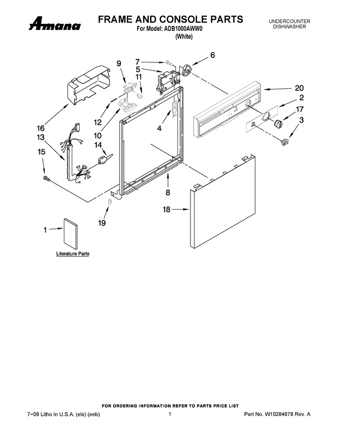 Diagram for ADB1000AWW0