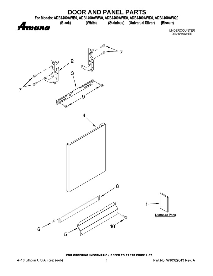 Diagram for ADB1400AWD0