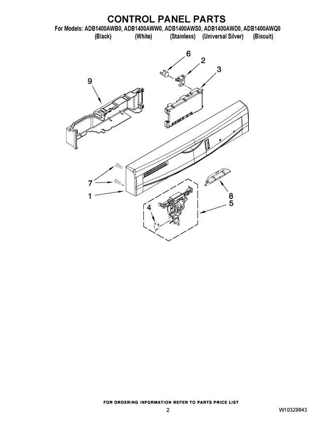 Diagram for ADB1400AWS0
