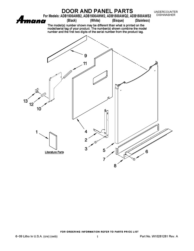 Diagram for ADB1500AWW2