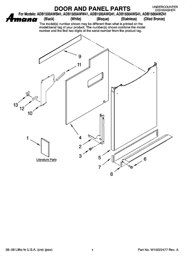 Diagram for ADB1500AWS41