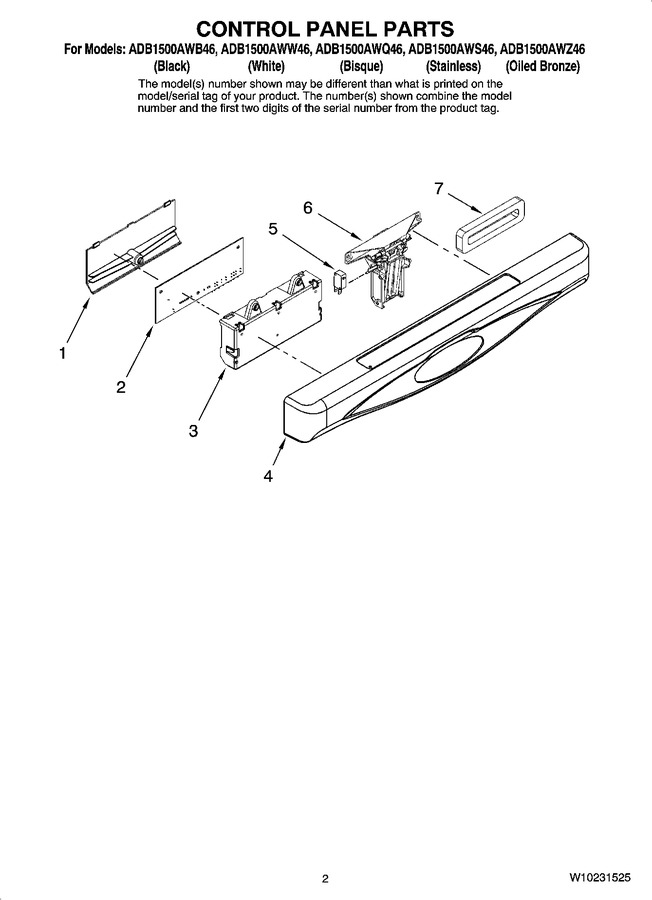Diagram for ADB1500AWZ46
