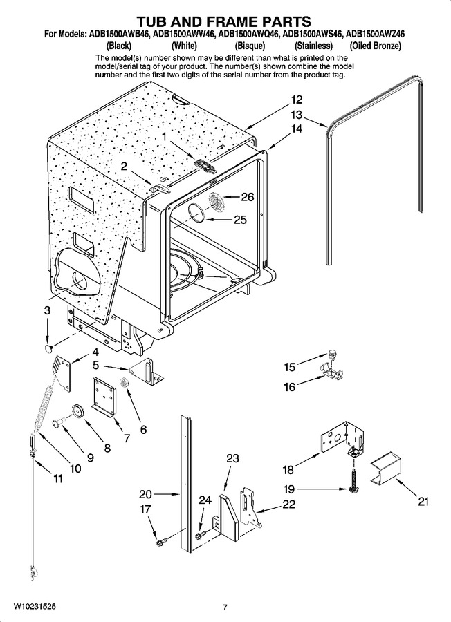 Diagram for ADB1500AWZ46
