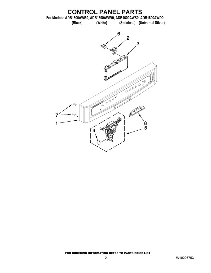 Diagram for ADB1600AWW0