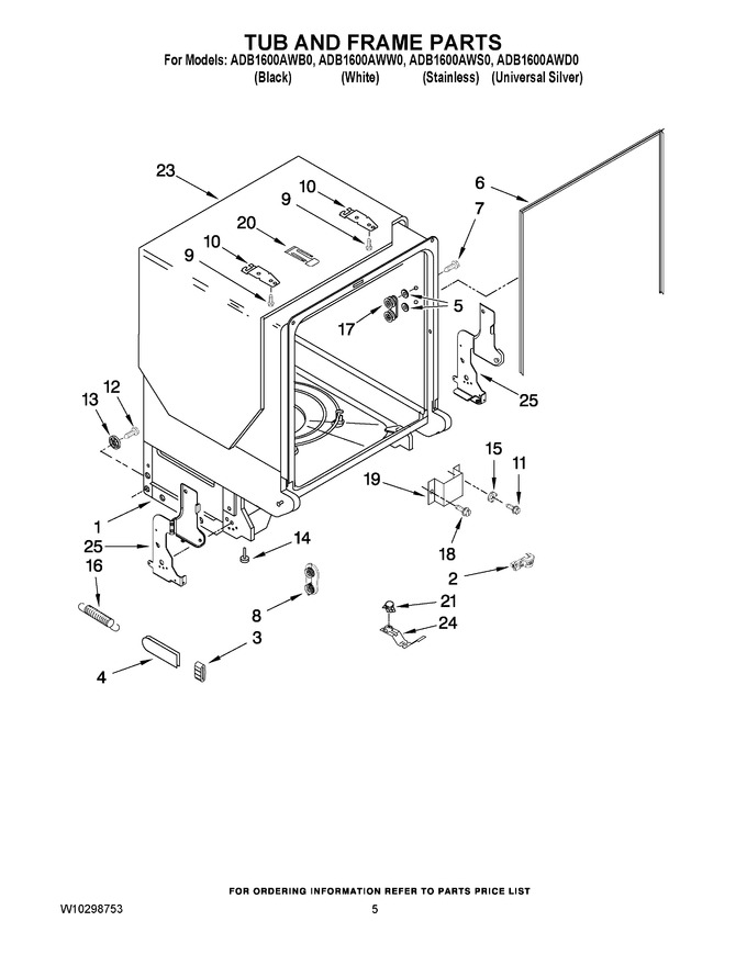 Diagram for ADB1600AWB0