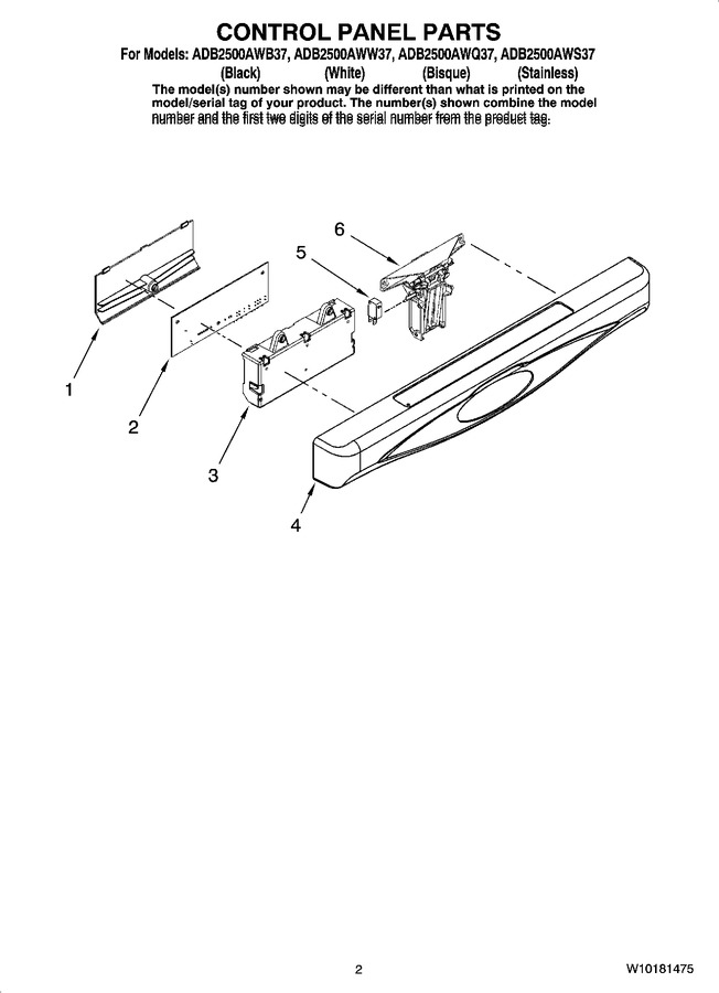 Diagram for ADB2500AWQ37