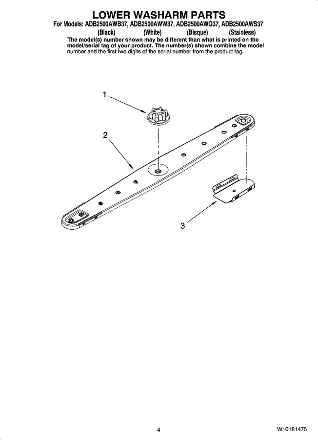 Diagram for ADB2500AWB37
