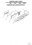 Diagram for 02 - Control Panel Parts