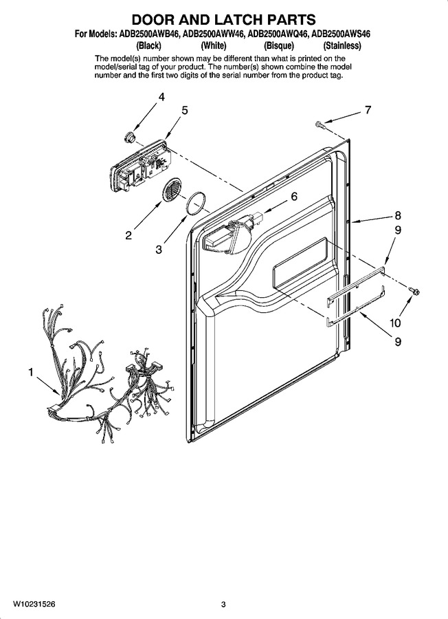 Diagram for ADB2500AWB46