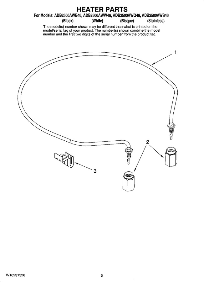 Diagram for ADB2500AWW46