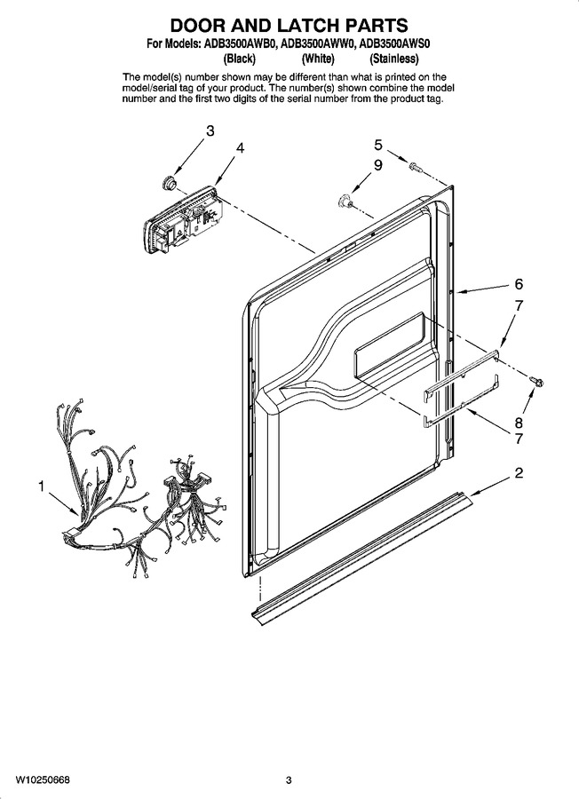 Diagram for ADB3500AWB0