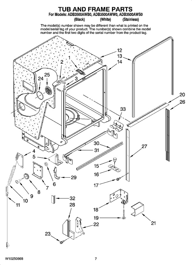 Diagram for ADB3500AWB0