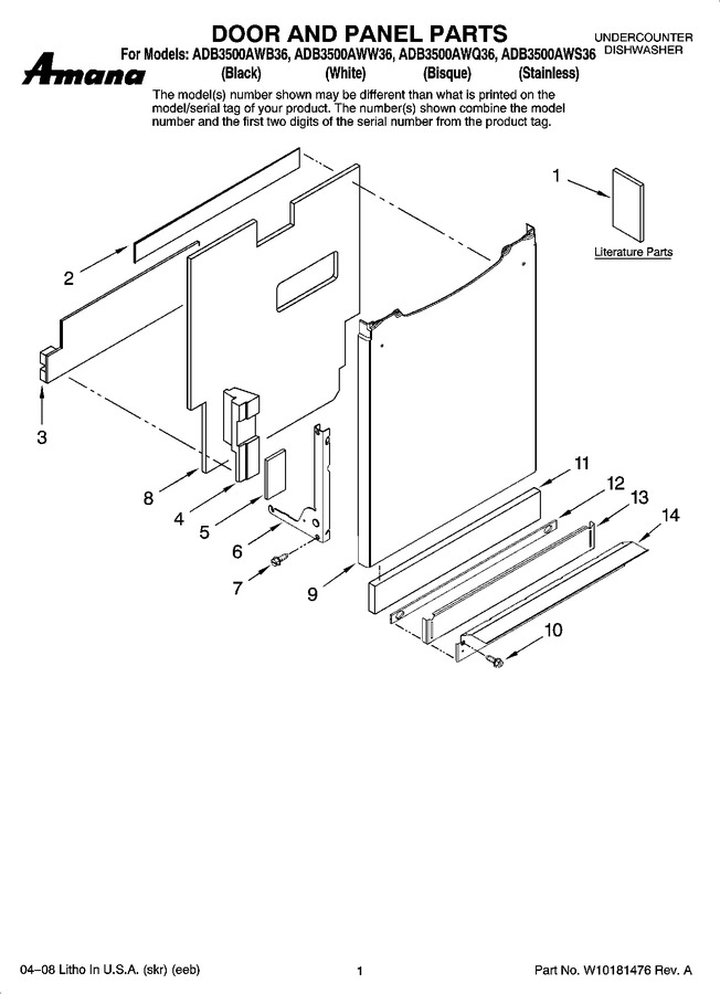 Diagram for ADB3500AWS36