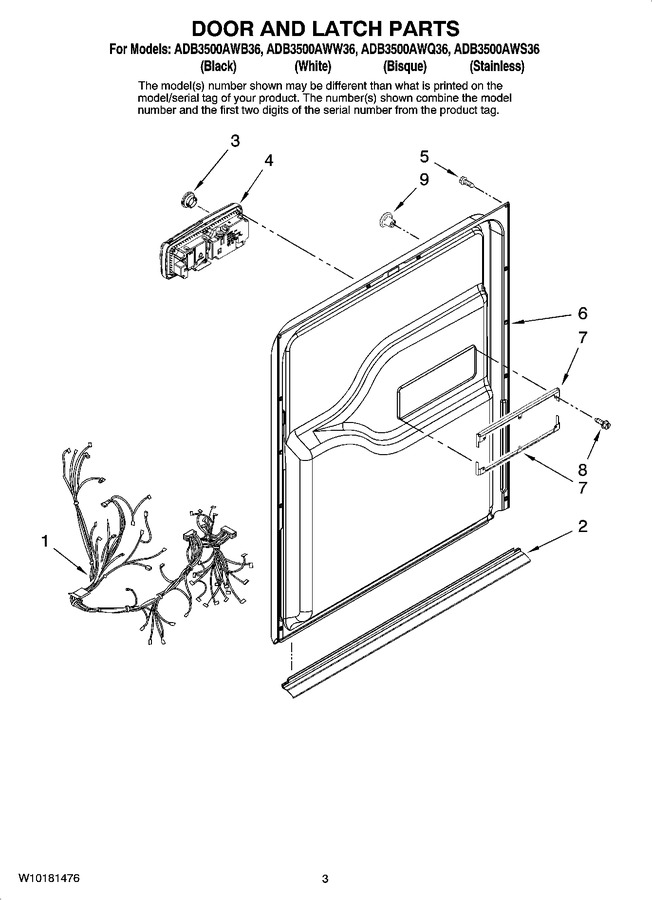 Diagram for ADB3500AWB36